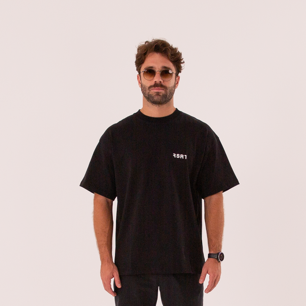 Organic Cotton Oversized T-Shirt - Black