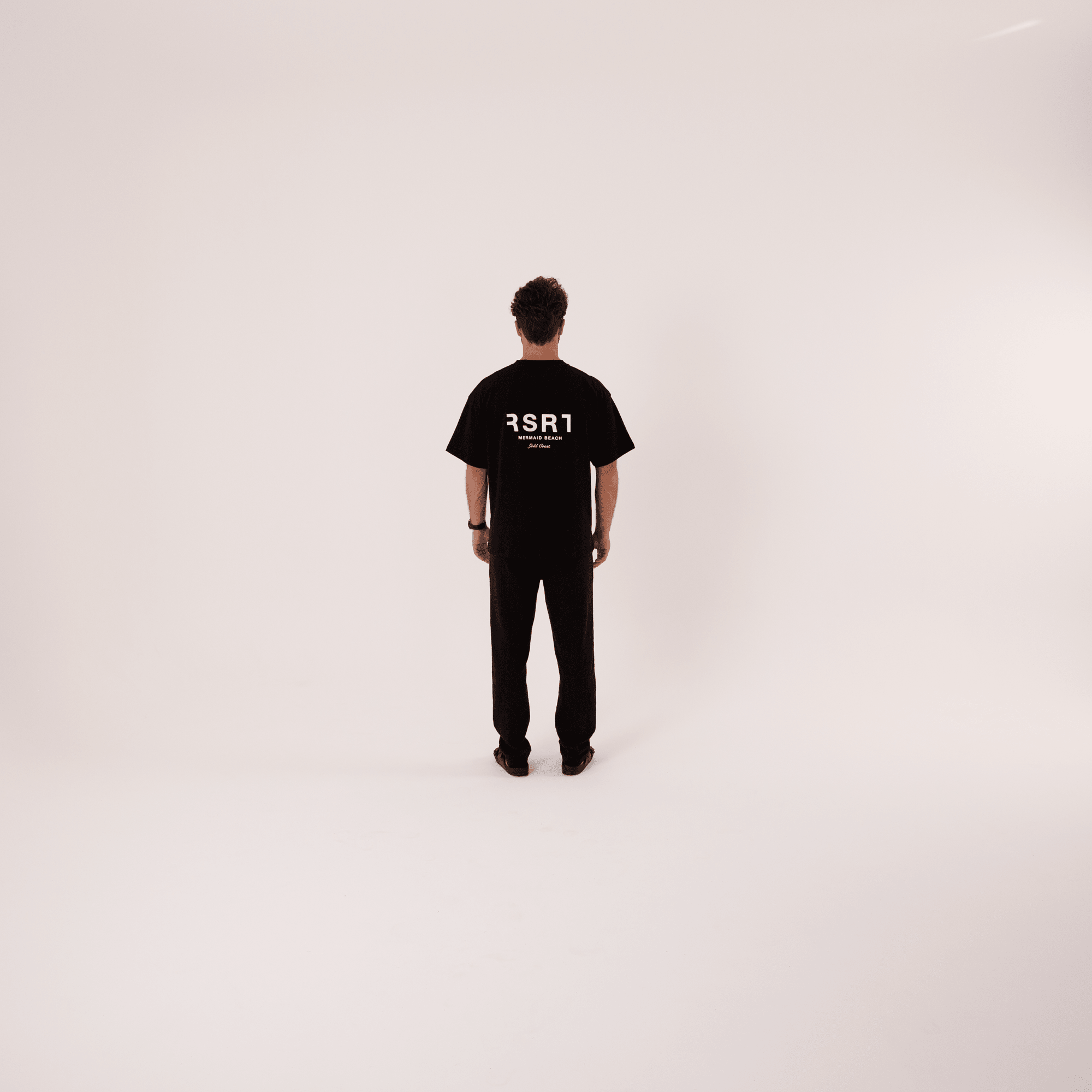 Organic Cotton Oversized T-Shirt - Black - RSRT Clothing