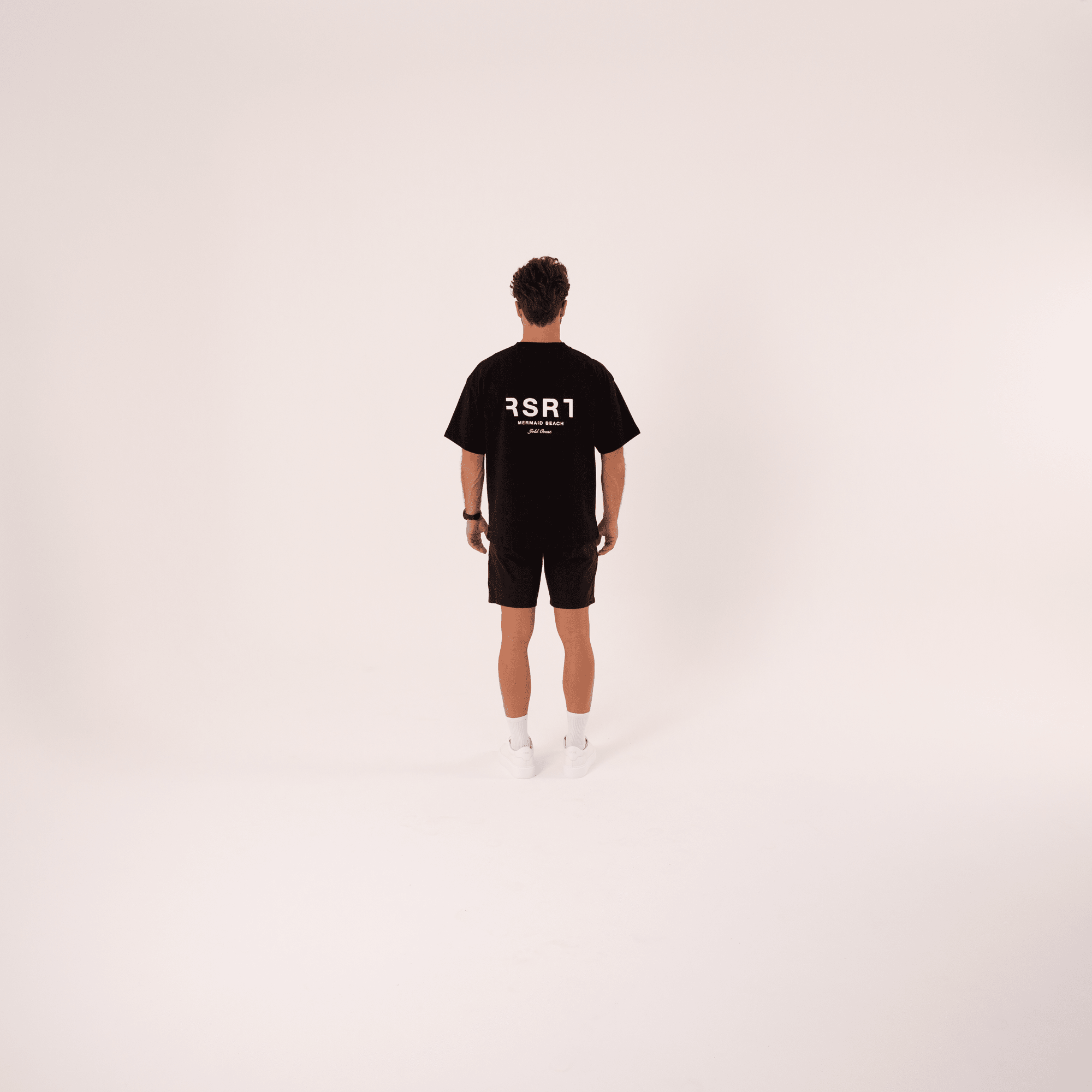 Organic Cotton Oversized T-Shirt - Black - RSRT Clothing