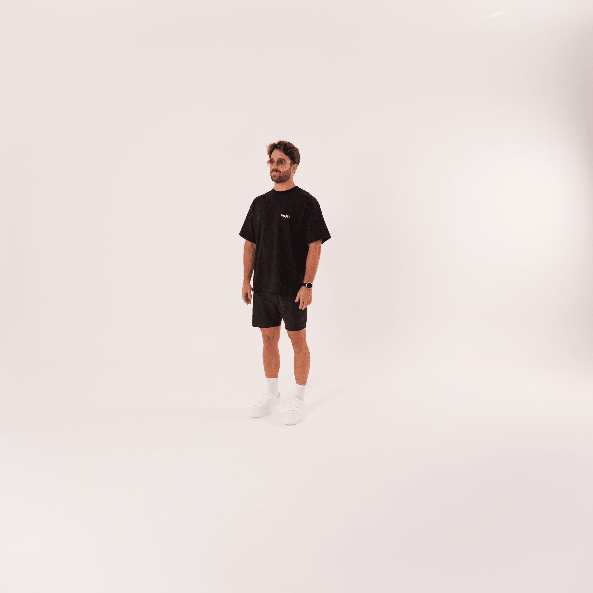 Organic Cotton Oversized T-Shirt - Black - RSRT Clothing