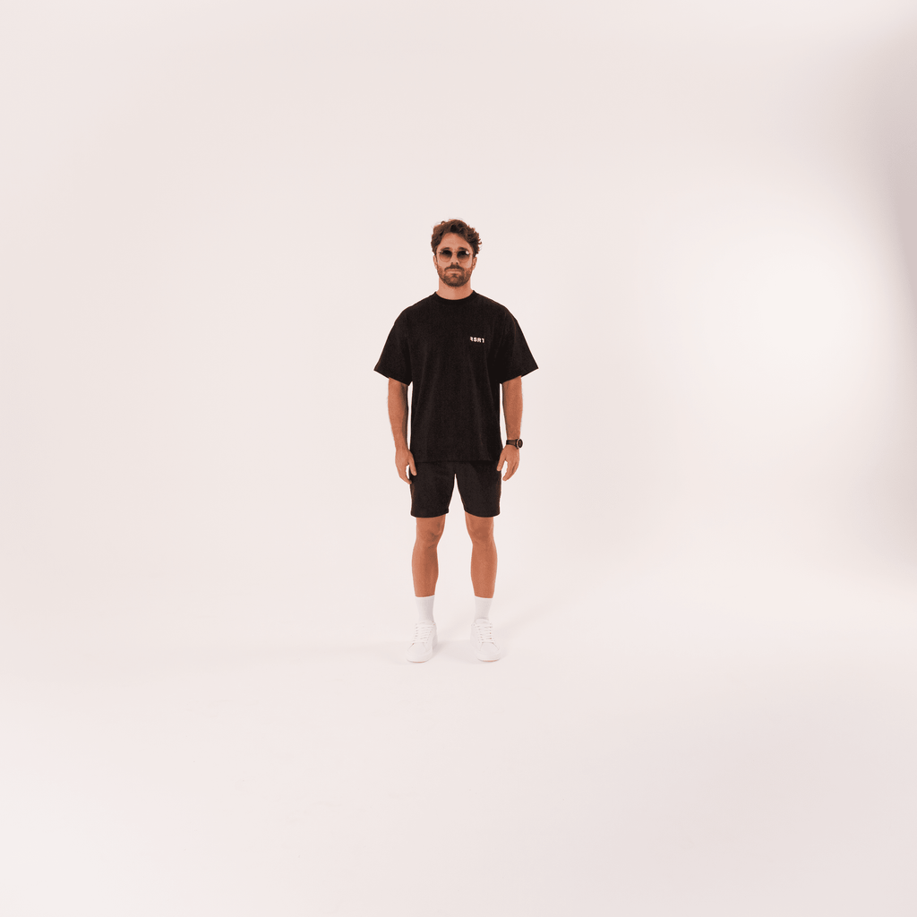 Organic Cotton Oversized T-Shirt - Black - RSRT Clothing
