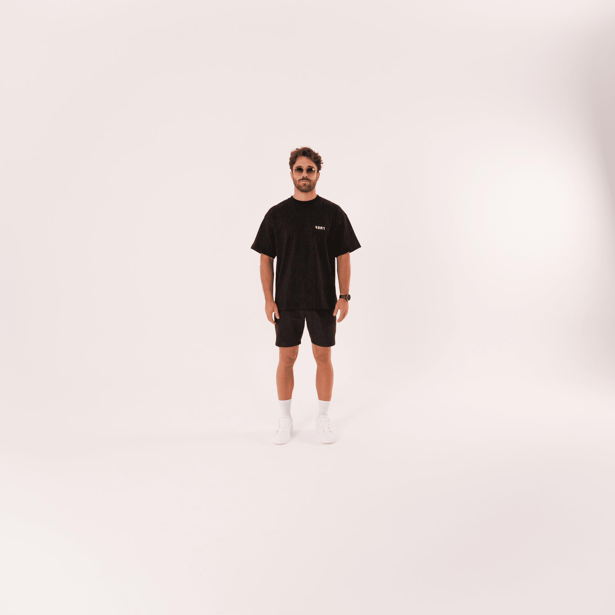 Organic Cotton Oversized T-Shirt - Black - RSRT Clothing