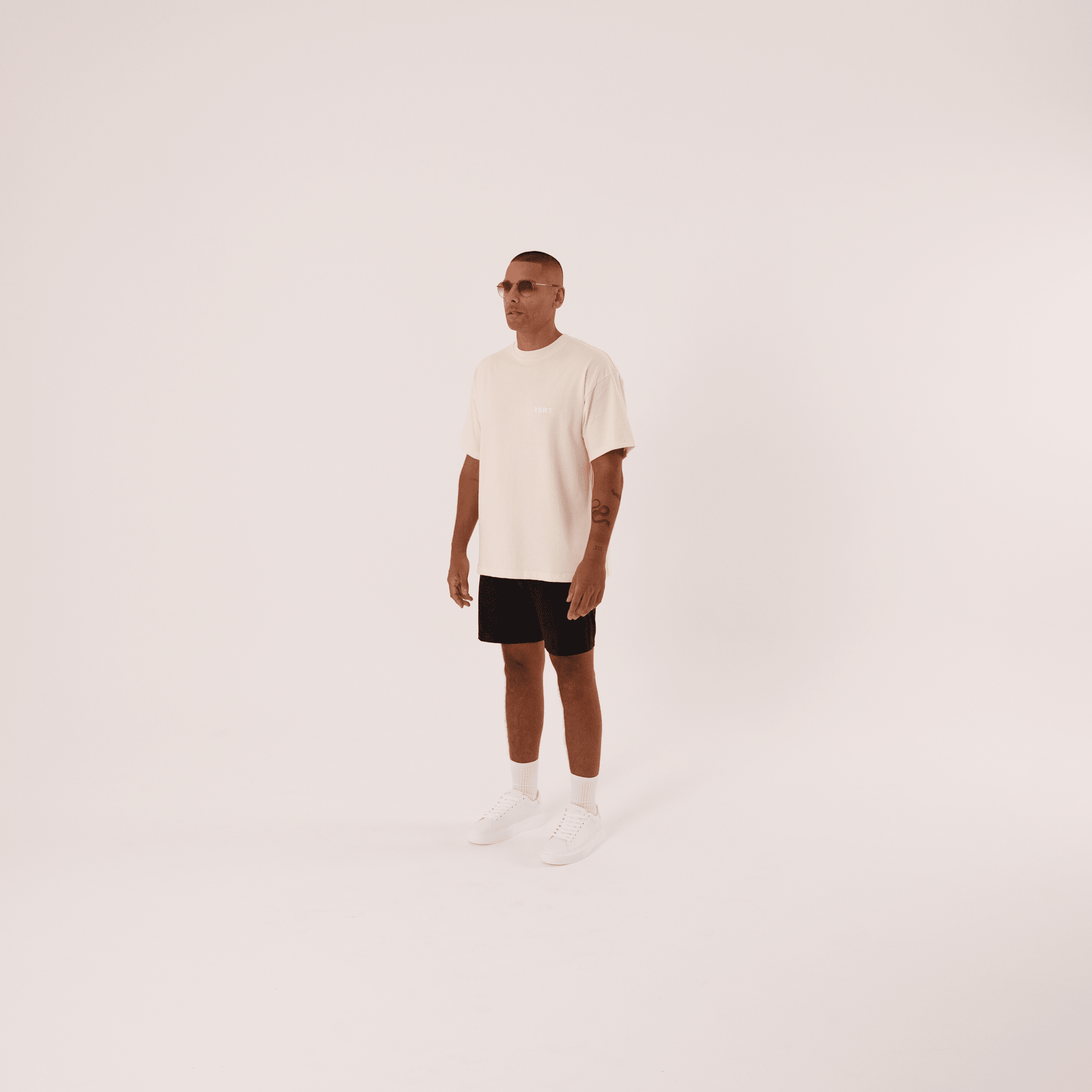 Organic Cotton Oversized T-Shirt - Cream - RSRT Clothing