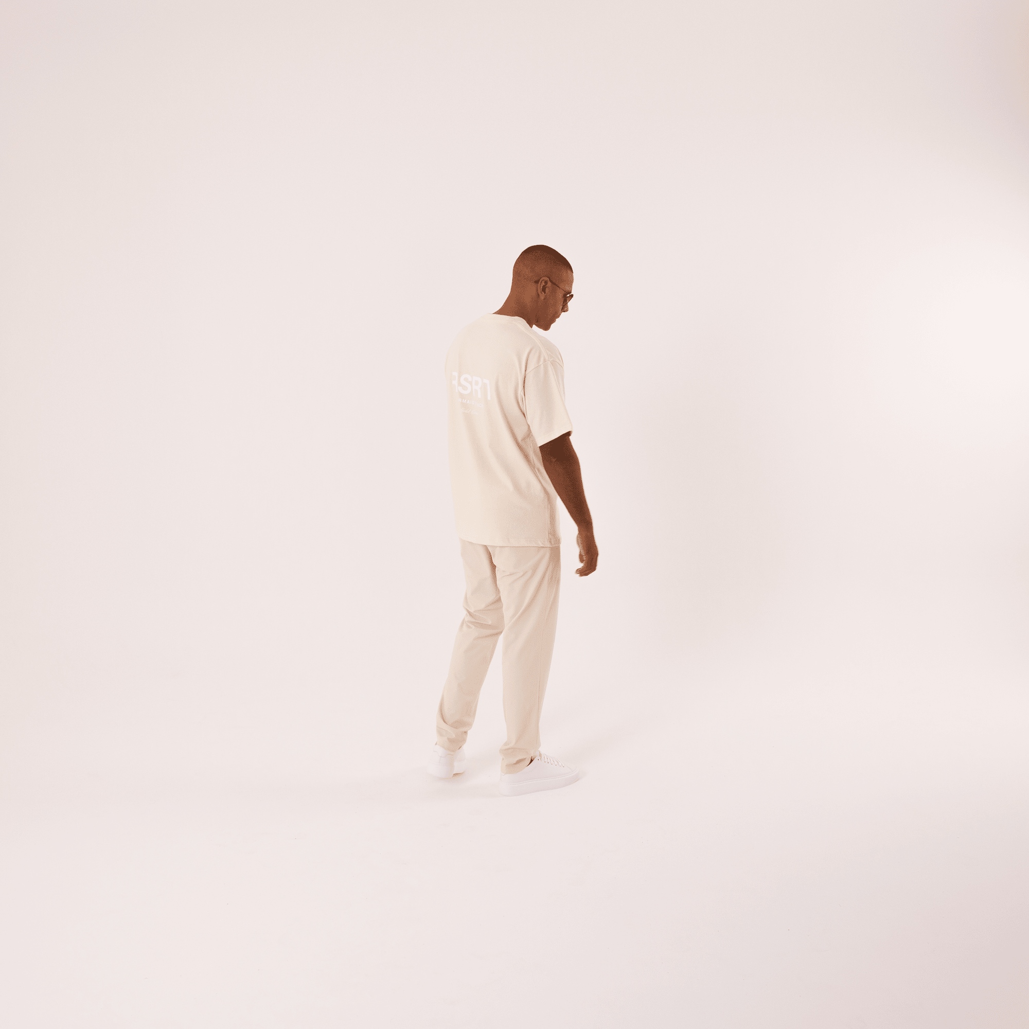Organic Cotton Oversized T-Shirt - Cream - RSRT Clothing