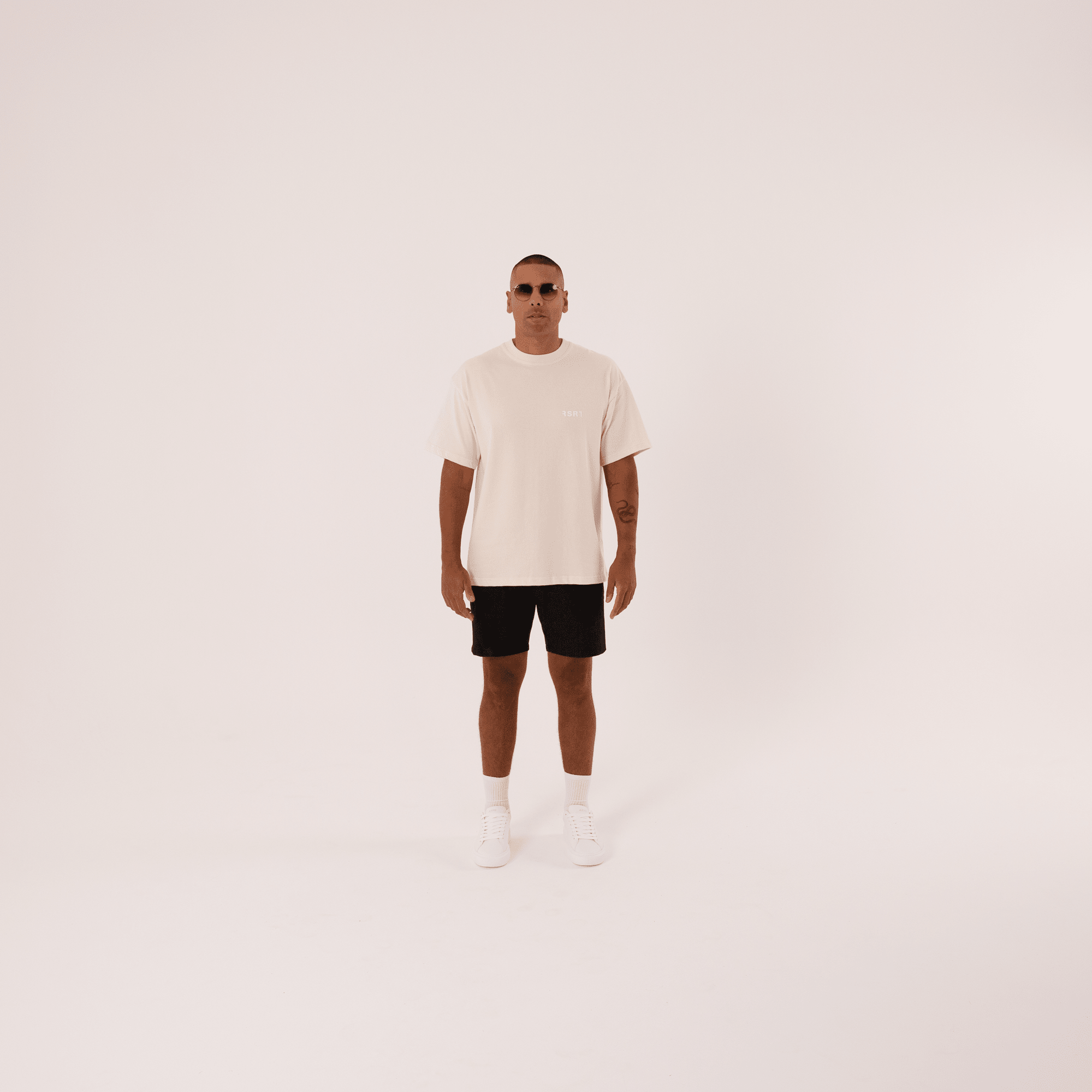 Organic Cotton Oversized T-Shirt - Cream - RSRT Clothing