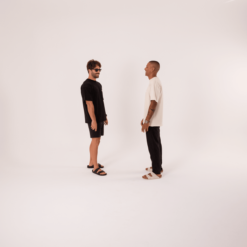 Oversized T-Shirt Bundle - Black & Cream - RSRT Clothing